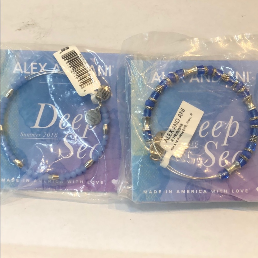 Alex and ani 2 beaded bracelets